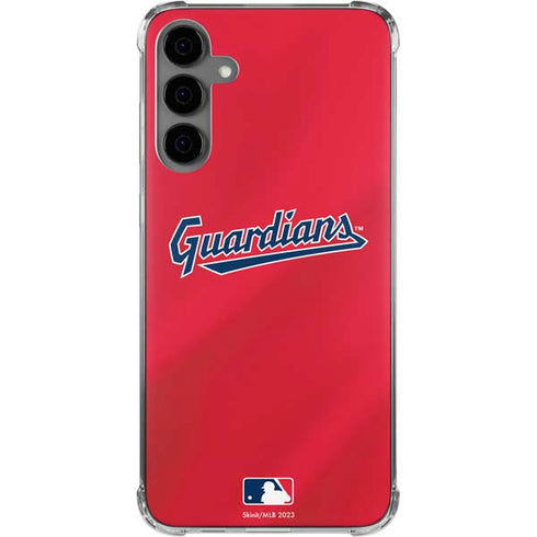 MLB Cleveland Guardians Alternate Road Jersey Galaxy S24 Plus Clear Case