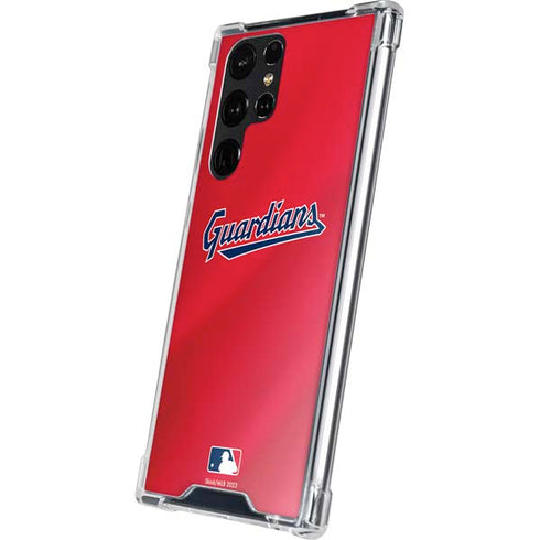 MLB Cleveland Guardians Alternate Road Jersey Galaxy S24 Ultra Clear Case
