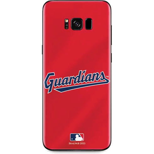 MLB Cleveland Guardians Alternate Road Jersey Galaxy S8 Plus Skin