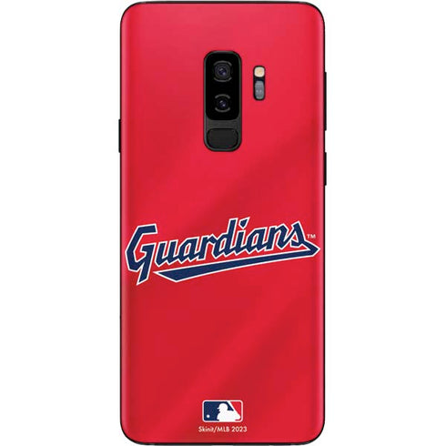 MLB Cleveland Guardians Alternate Road Jersey Galaxy S9 Plus Skin