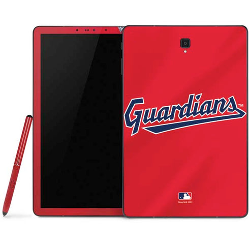 MLB Cleveland Guardians Alternate Road Jersey Samsung Galaxy Tab Skin