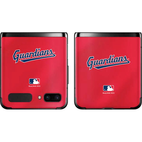 MLB Cleveland Guardians Alternate Road Jersey Galaxy Z Flip Skin