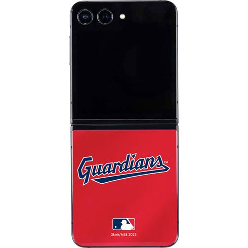 MLB Cleveland Guardians Alternate Road Jersey Galaxy Z Flip5 5G Skin