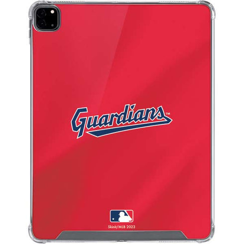 MLB Cleveland Guardians Alternate Road Jersey iPad Pro 12.9in (2020) Clear Case