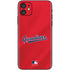 MLB Cleveland Guardians Alternate Road Jersey iPhone 11 Skin