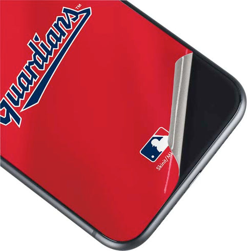 MLB Cleveland Guardians Alternate Road Jersey iPhone 11 Skin
