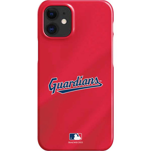 MLB Cleveland Guardians Alternate Road Jersey iPhone 12 Mini Lite Case