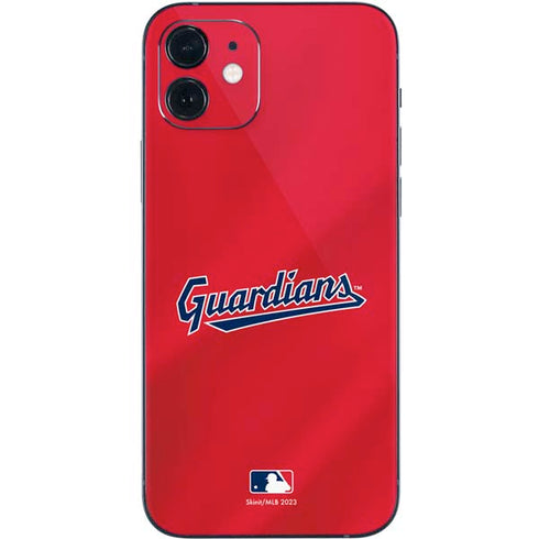 MLB Cleveland Guardians Alternate Road Jersey iPhone 12 Mini Skin