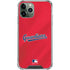 MLB Cleveland Guardians Alternate Road Jersey iPhone 12 Pro Clear Case