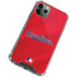 MLB Cleveland Guardians Alternate Road Jersey iPhone 12 Pro Clear Case