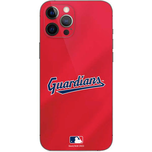 MLB Cleveland Guardians Alternate Road Jersey iPhone 12 Pro Max Skin