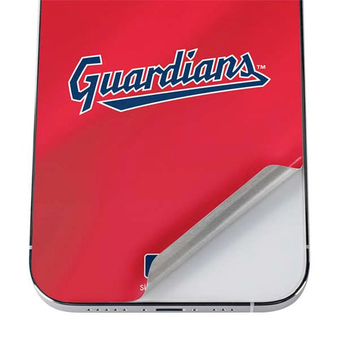 MLB Cleveland Guardians Alternate Road Jersey iPhone 12 Pro Max Skin