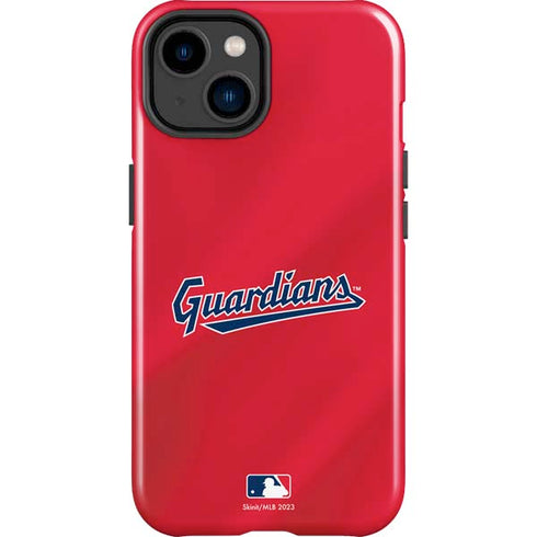 MLB Cleveland Guardians Alternate Road Jersey iPhone 15 Plus Impact Case
