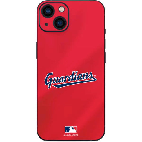 MLB Cleveland Guardians Alternate Road Jersey iPhone 14 Plus Skin