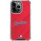 MLB Cleveland Guardians Alternate Road Jersey iPhone 14 Pro Clear Case
