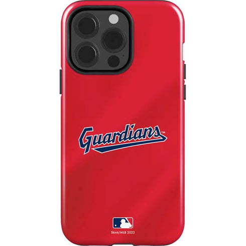MLB Cleveland Guardians Alternate Road Jersey iPhone 15 Pro Impact Case