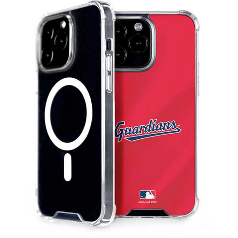 MLB Cleveland Guardians Alternate Road Jersey iPhone 15 Pro Max MagSafe Case