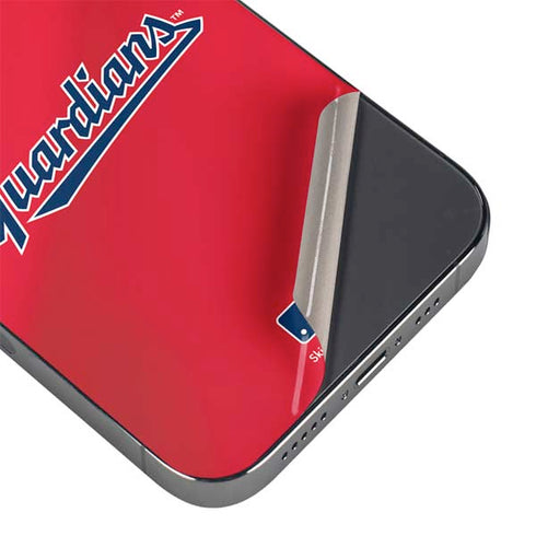 MLB Cleveland Guardians Alternate Road Jersey iPhone 14 Pro Max Skin