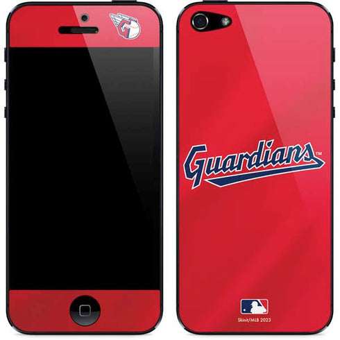 MLB Cleveland Guardians Alternate Road Jersey iPhone 5/5s/5SE Skin