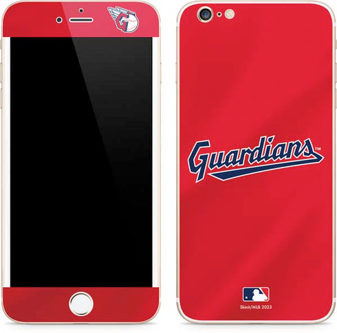 MLB Cleveland Guardians Alternate Road Jersey iPhone 6/6s Plus Skin