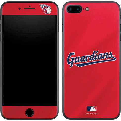 MLB Cleveland Guardians Alternate Road Jersey iPhone 8 Plus Skin