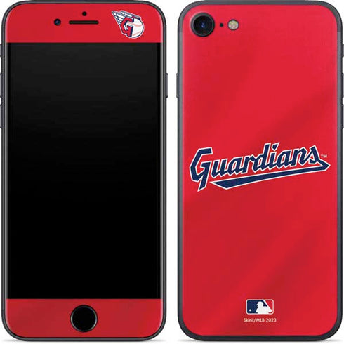 MLB Cleveland Guardians Alternate Road Jersey iPhone 8 Skin