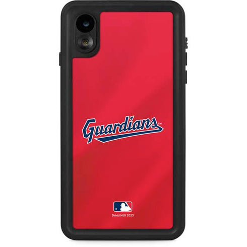 MLB Cleveland Guardians Alternate Road Jersey iPhone XR Waterproof Case