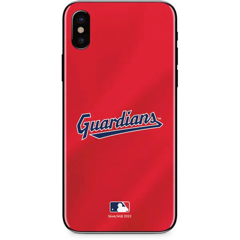MLB Cleveland Guardians Alternate Road Jersey iPhone XS Skin