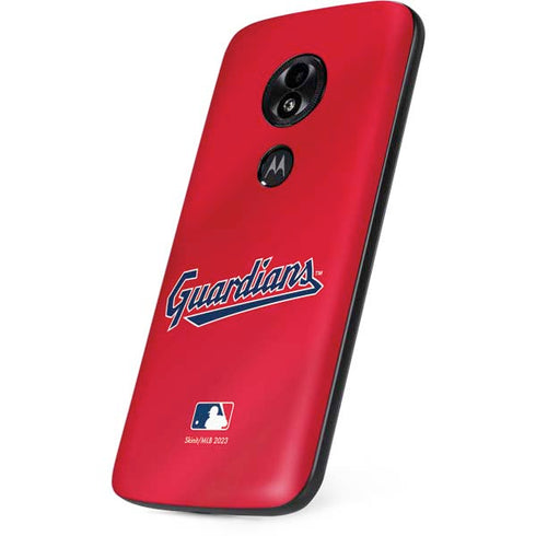 MLB Cleveland Guardians Alternate Road Jersey Moto E5 Play Skin