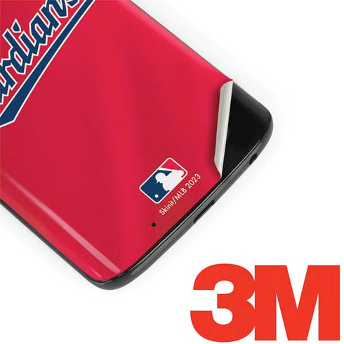 MLB Cleveland Guardians Alternate Road Jersey Moto G6 Skin