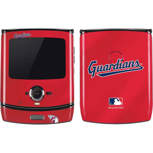 MLB Cleveland Guardians Alternate Road Jersey Motorola RAZR Skin