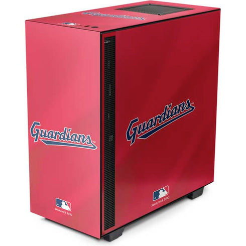 MLB Cleveland Guardians Alternate Road Jersey NZXT H510 Compact ATX Mid-Tower Case Skin