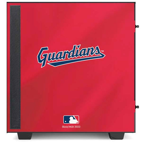 MLB Cleveland Guardians Alternate Road Jersey NZXT H510 Compact ATX Mid-Tower Case Skin