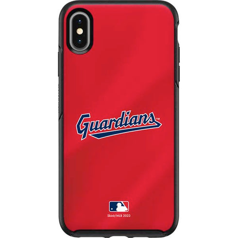 MLB Cleveland Guardians Alternate Road Jersey Otterbox Symmetry iPhone Skin