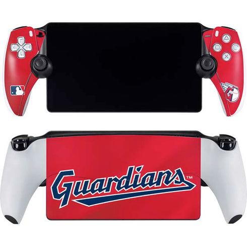 MLB Cleveland Guardians Alternate Road Jersey PlayStation Portal Remote Player Skin