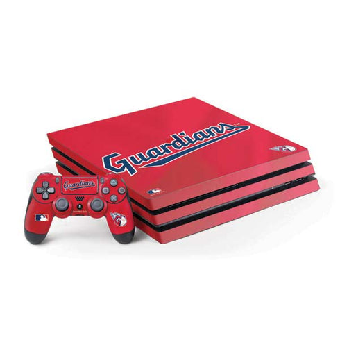 MLB Cleveland Guardians Alternate Road Jersey PS4 Pro Bundle Skin