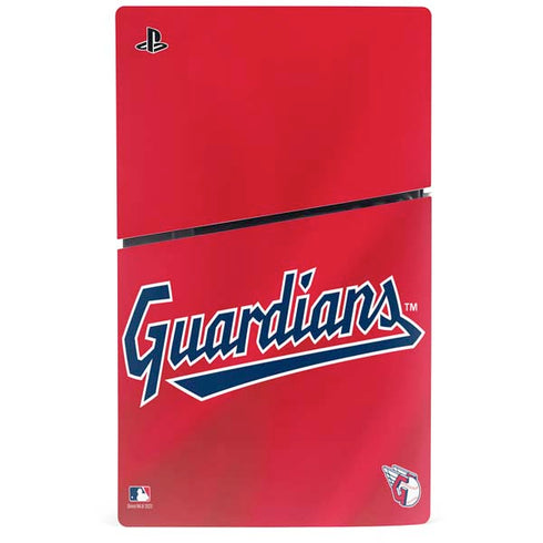 MLB Cleveland Guardians Alternate Road Jersey PS5 Slim Disk Console Skin