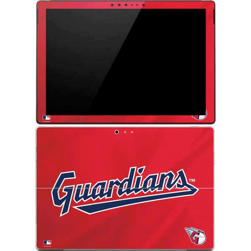 MLB Cleveland Guardians Alternate Road Jersey Surface Pro 4 Skin