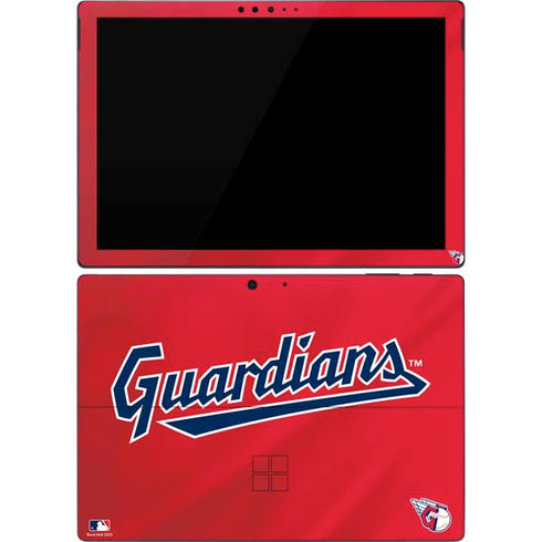 MLB Cleveland Guardians Alternate Road Jersey Surface Pro 7 Skin