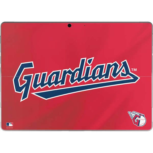 MLB Cleveland Guardians Alternate Road Jersey Surface Pro 9 Skin