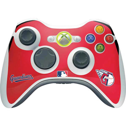 MLB Cleveland Guardians Alternate Road Jersey Xbox 360 Wireless Controller Skin