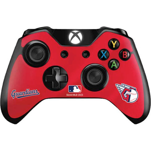MLB Cleveland Guardians Alternate Road Jersey Xbox One Controller Skin