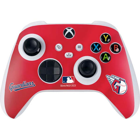 MLB Cleveland Guardians Alternate Road Jersey Xbox Series S Controller Skin
