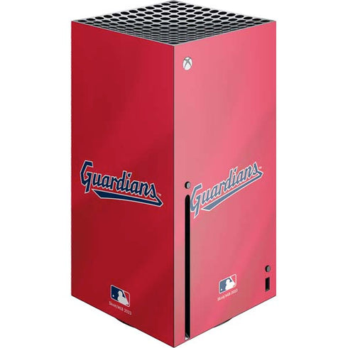 MLB Cleveland Guardians Alternate Road Jersey Xbox Series X Console Skin