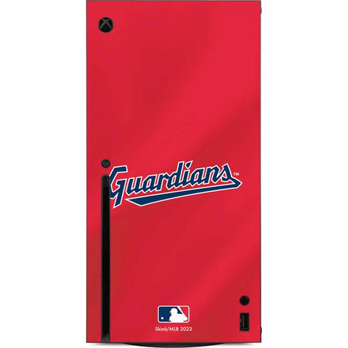 MLB Cleveland Guardians Alternate Road Jersey Xbox Series X Console Skin