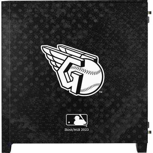 MLB Cleveland Guardians Dark Wash Corsair 4000D Tempered Glass Mid-Tower ATX Case Skin