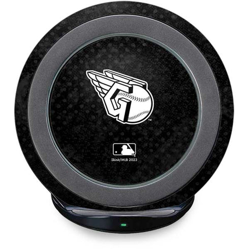 MLB Cleveland Guardians Dark Wash Fast Charge Wireless Charging Stand Skin