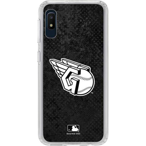 MLB Cleveland Guardians Dark Wash Galaxy A10e Clear Case