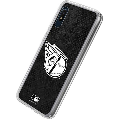 MLB Cleveland Guardians Dark Wash Galaxy A10e Clear Case