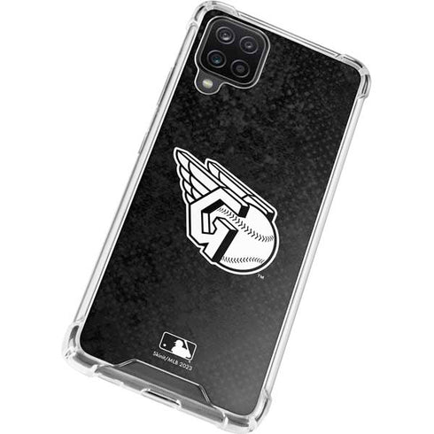 MLB Cleveland Guardians Dark Wash Galaxy A12 Clear Case